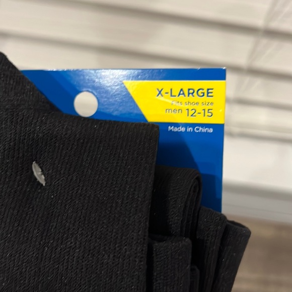 NWT Men’s Medipeds 2 Pair Black Compression Socks (Extra Large) - Picture 2 of 5